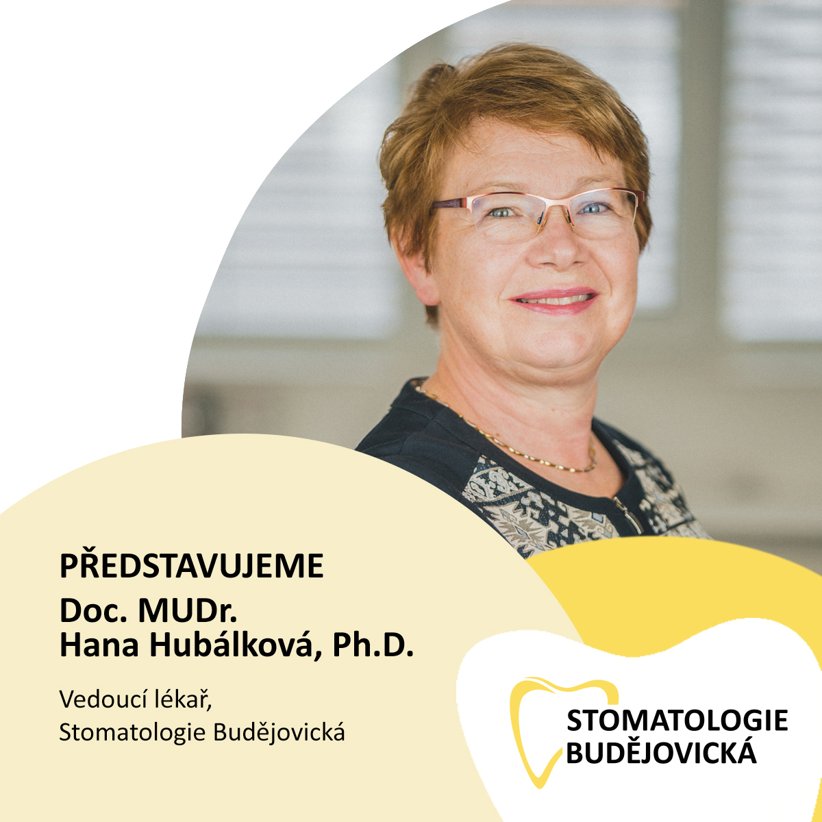 PŘEDSTAVUJEME: doc. MUDr. Hana Hubálková, Ph.D.